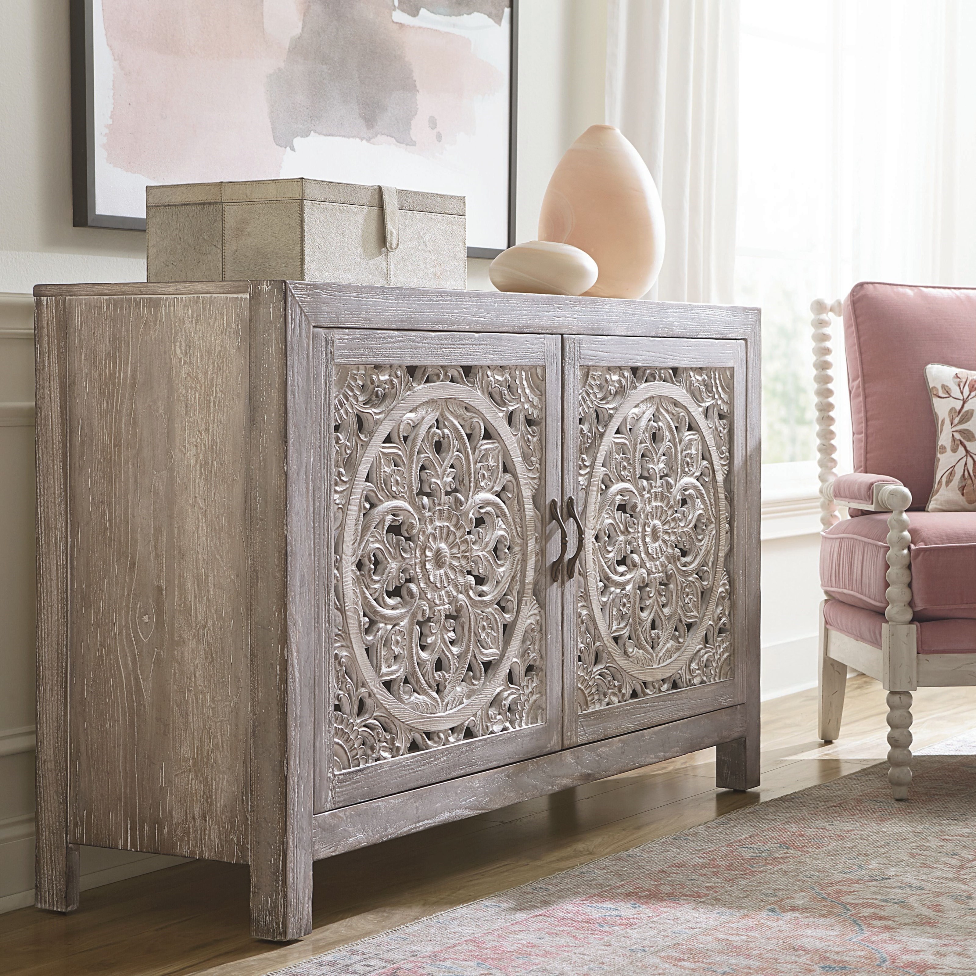 Small two store door cabinet